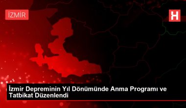 İzmir Zelzelesinin Yıl Dönümünde Anma Programı ve Tatbikat Düzenlendi