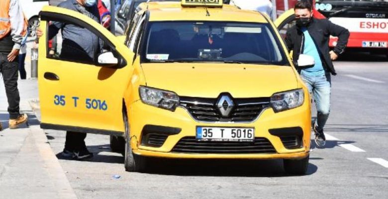 İzmir’de sivil zabıta grubundan taksilere ‘kısa mesafe’ kontrolü