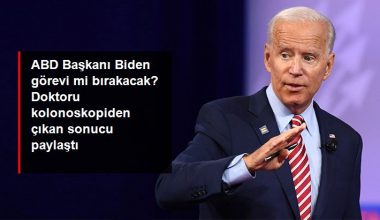 ABD Lideri Biden vazifesi mi bırakacak? Tabibi kolonoskopiden çıkan sonucu paylaştı: Telaş verici bir durum yok