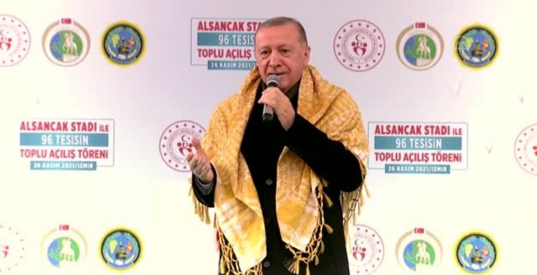 Cumhurbaşkanı Erdoğan, İzmir’deki toplu açılış merasiminde konuştu: (1)