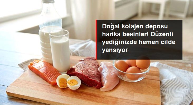 Doğal kolajen deposu mükemmel besinler! Nizamlı yediğinizde çabucak cilde yansıyor