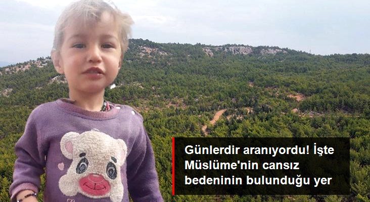 Günlerdir aranan Müslüme’nin cansız vücudunun bulunduğu yer görüntülendi