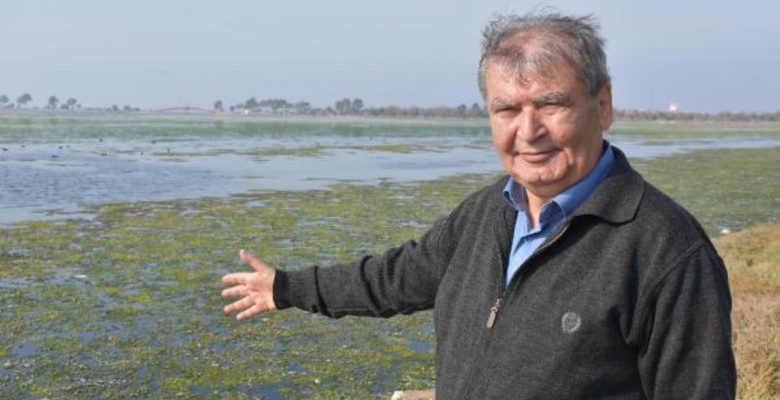 İzmir Çakalburnu Lagünü deniz maruluyla kaplandı