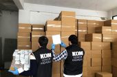 İzmir’de kaçakçılık baskınları: 1 tır ve 5 kamyon kaçak eser ele geçirildi