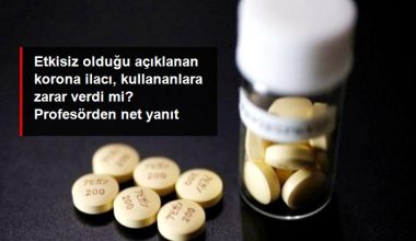 Korona hastalarına verilen ilacın etkisiz çıktığını söyleyen Bilim Heyeti üyesi: Kullananlar korkmasın, istenmeyen sonuca yol açmaz