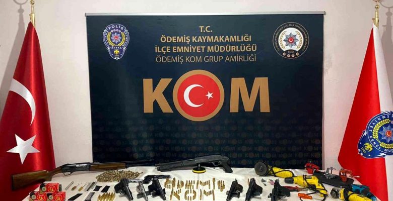 Meskenini silah fabrikasına çeviren kuşkulu yakalandı