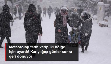 Meteoroloji cumartesi günü için uyardı: Kar yağışı Doğu Karadeniz ile Güneydoğu Anadolu’da yine tesirli olacak