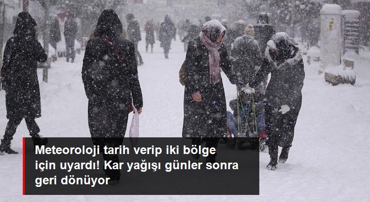 Meteoroloji cumartesi günü için uyardı: Kar yağışı Doğu Karadeniz ile Güneydoğu Anadolu’da yine tesirli olacak