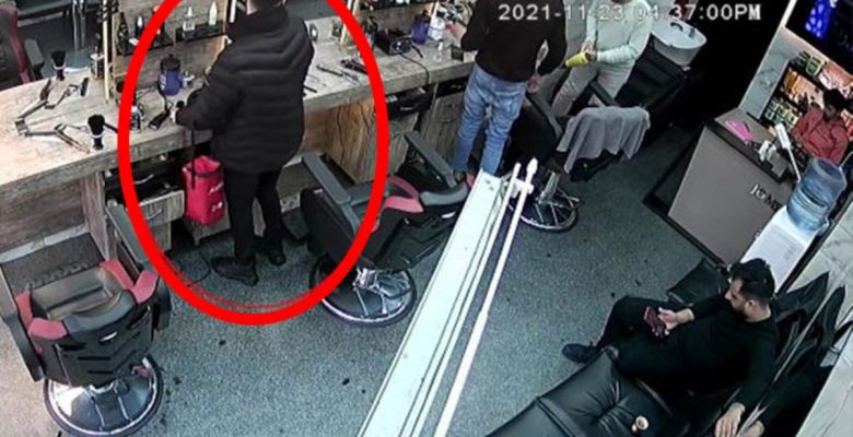 “Saçımı tarayacağım” diye girdiği berberden 2 bin 400 liralık tıraş makinesi çaldı