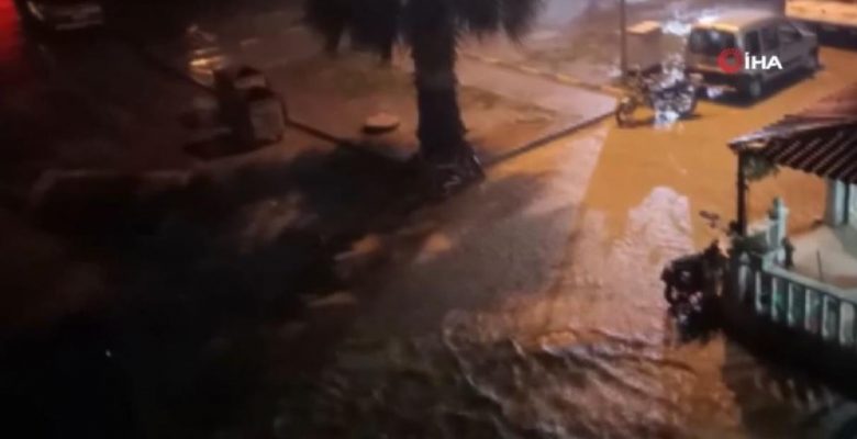Seferihisar’da fırtına tesirli oldu