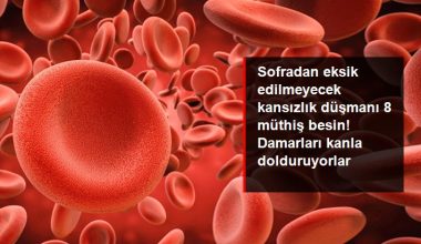 Sofradan eksik edilmeyecek kansızlık düşmanı 8 dayanılmaz besin! Damarları kanla dolduruyorlar