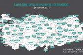 Vilayet il koronavirüs olay sayıları kaçtır? 6-12 Kasım Vilayet il yeni koronavirüs risk haritası ve haftalık olay sayıları açıklandı mı?
