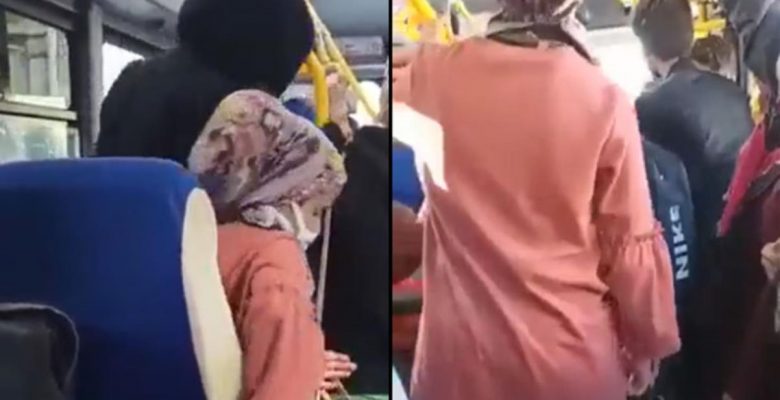 Yanlış otobüse binen bayan çılgına döndü! Sürücüye sıraladığı küfürler ağızları açık bıraktı