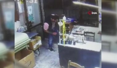 Yaşlı terzinin çantasını çalan hırsız kamerada