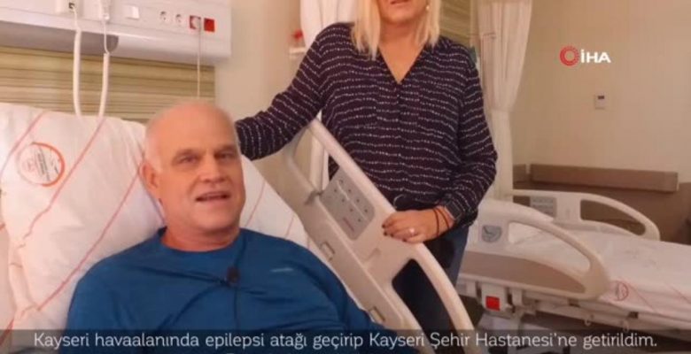 Amerikalı Treadaway, Kayseri Kent Hastanesi’nde sıhhatine kavuştu