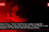 Bakan Koca, “İzmir Kınık’ta bir maden ocağında yaşanan göçük olayında yaralanan 18 kişi Kınık, 6 kişi Bergama, 21 kişi Soma Devlet Hastanesinde…