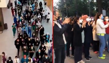 Doktorlara yapılan artırım öbür sıhhat çalışanlarını ayağa kaldırdı! Hastanelerden protesto imgeleri yağıyor