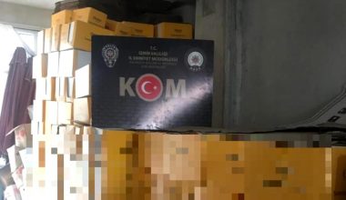 Gümrük kaçağı güneş kremi deposuna baskın