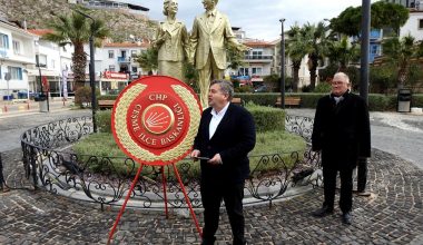 İsmet İnönü Çeşme’de anıldı