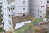 İSTİNAT DUVARININ ÇÖKTÜĞÜ BÖLGEYE TEDBİR ALINDI