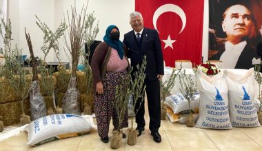 İzmir Büyükşehir Belediyesi’nden Beydağlı üreticiye ikili dayanak
