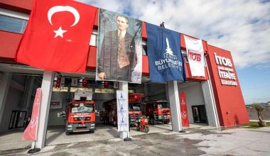 İzmir’de örnek güç birliği: Menderes İTOB’da itfaiye istasyonu açıldı