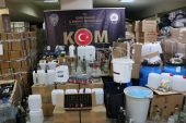 İzmir’de yaklaşık 30 ton geçersiz içki ele geçirildi