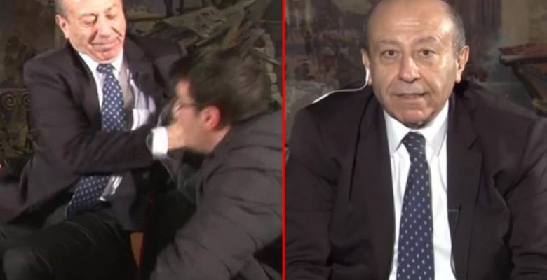 Kameramana tokat atan Sarıkaya, her sabah konuk olduğu Habertürk yayınına çıkmadı