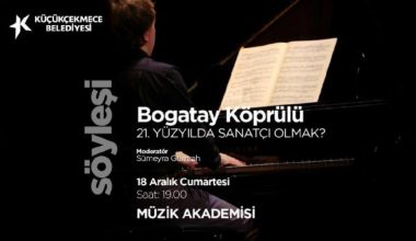 Ödüllü bestekar ve piyanist Bogatay Köprülü sanatseverlerle buluşacak