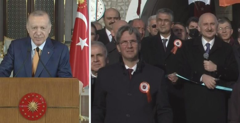 Pirinkayalar Tüneli’nin açılışını gerçekleştiren Cumhurbaşkanı Erdoğan, etraf düzenlemesini yetersiz buldu