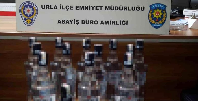 Polisin bandrol dikkati: Geçersiz içkileri bilindik markaların şişesiyle piyasaya sürecekti