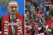 Salondaki zılgıt seslerine Cumhurbaşkanı Erdoğan’dan enteresan reaksiyon: Bana atmıyorsunuz değil mi?