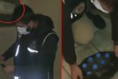 “Zehir” operasyonuna damga vuran görüntü! Uydurma içkiyi bir iş hanının tuvaletinde satıyorlarmış